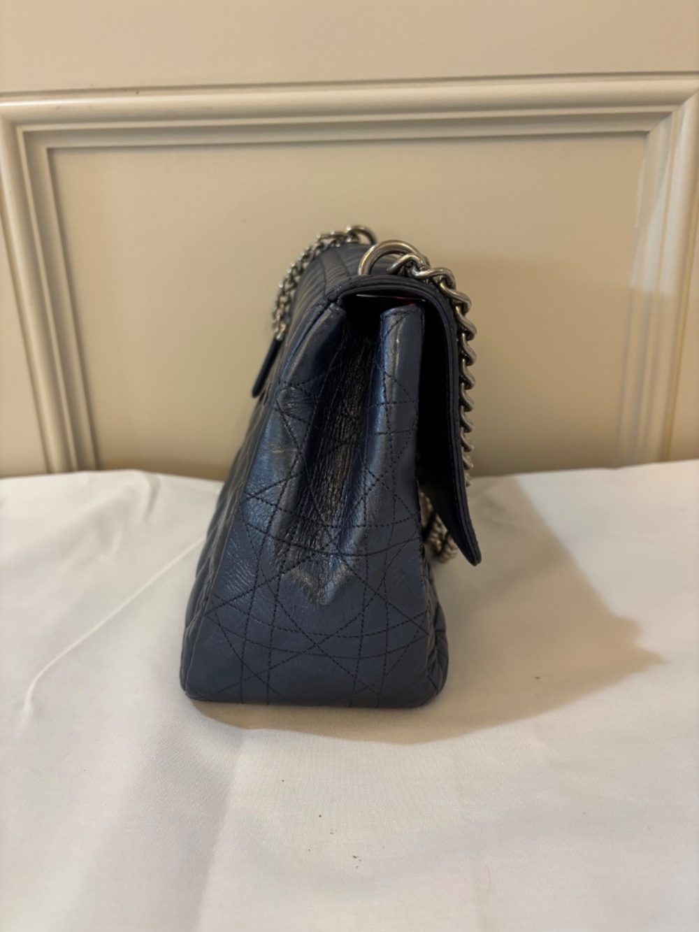 Christian Dior Miss Dior in Metallic Blue Pre-Owned - Picture 10 of 15